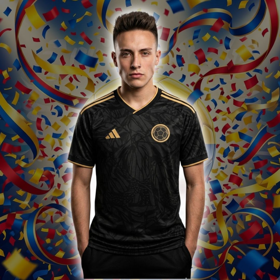 Camiseta de hombre del Mundial de la Seleccion Colombia