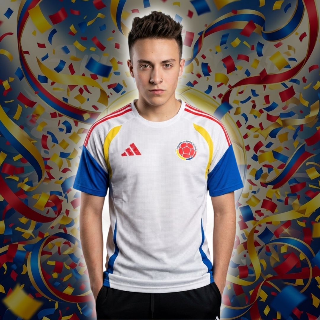 Camiseta de hombre del Mundial de la Seleccion Colombia