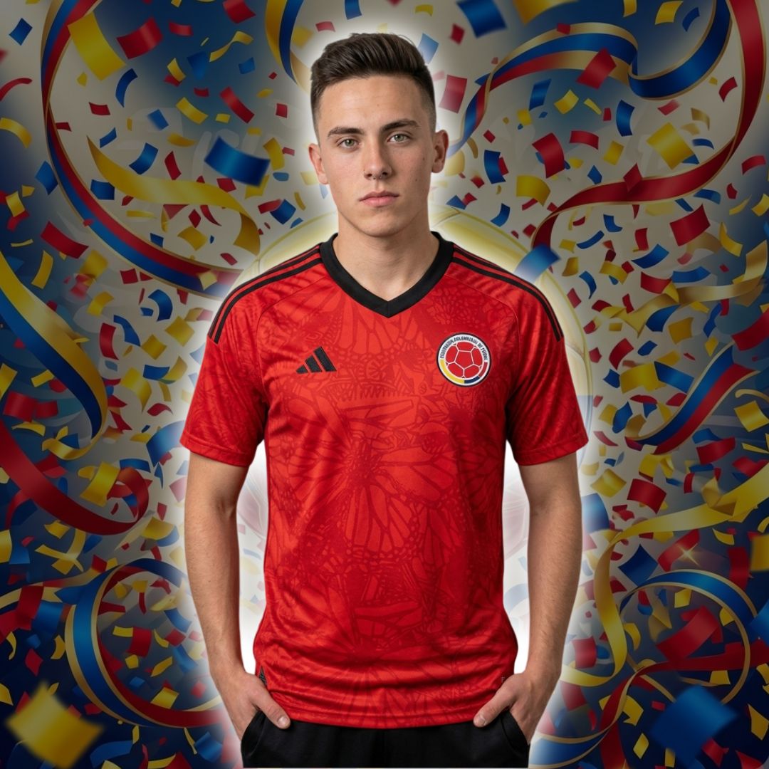 Camiseta de hombre del Mundial de la Seleccion Colombia