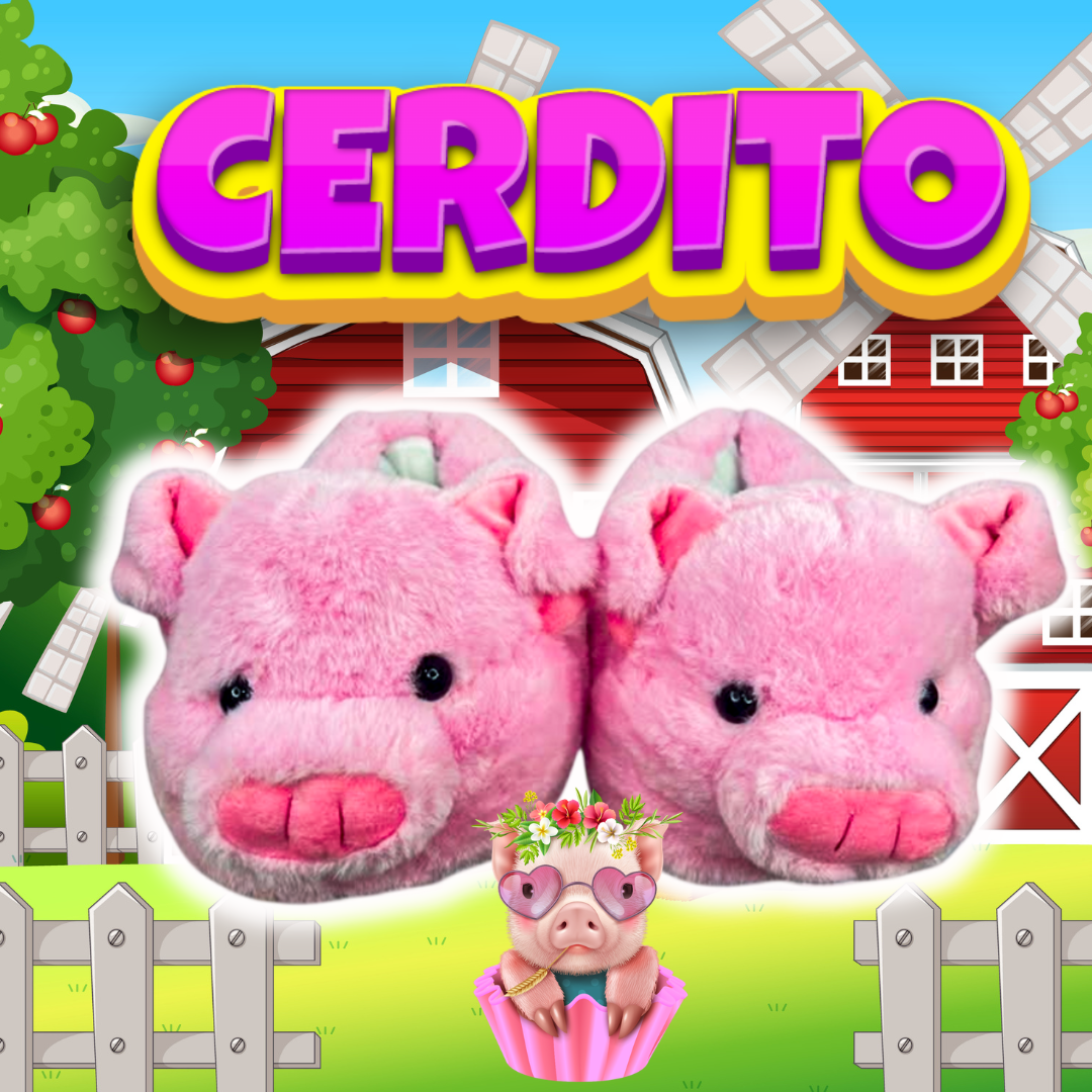 Babuchas O Pantuflas De Cerdito