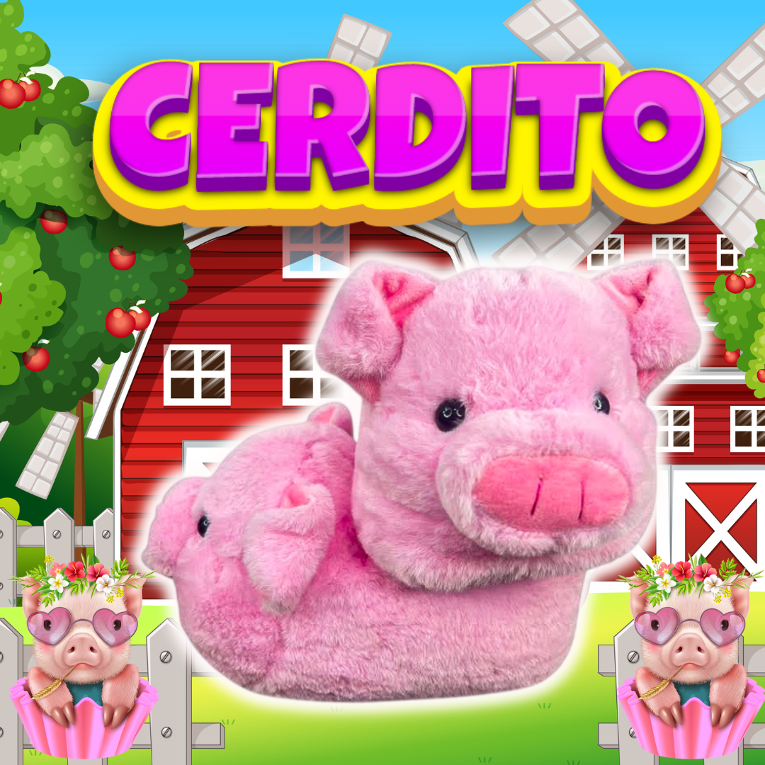 Babuchas O Pantuflas De Cerdito