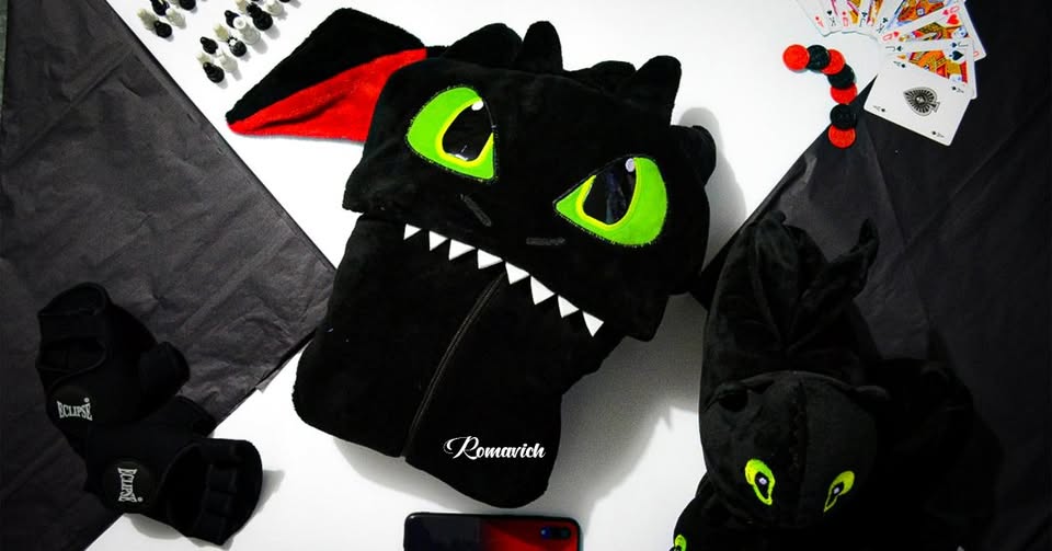 Kigurumi O Pijama Térmica Chimuelo Negro