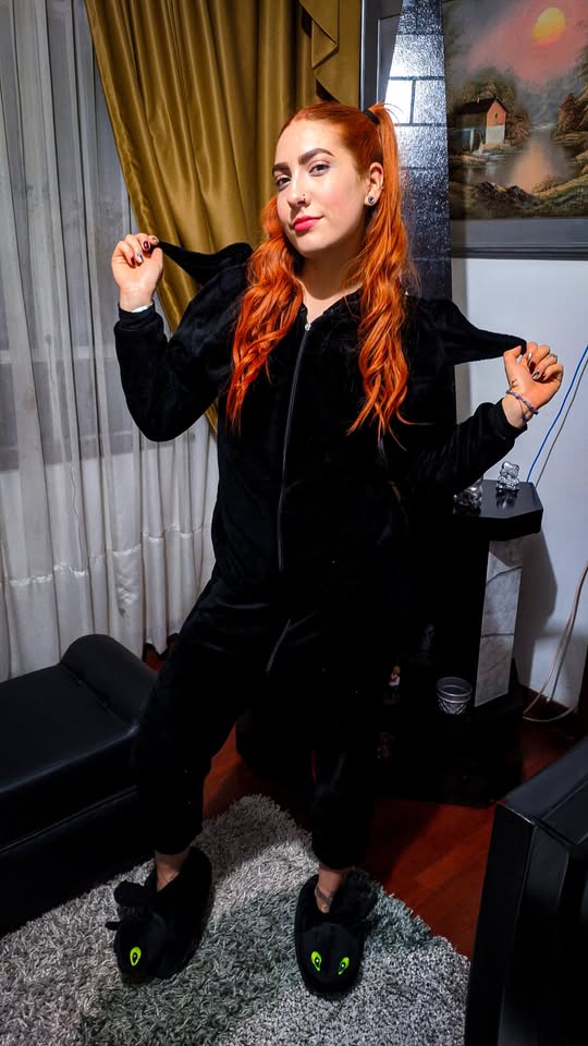 Kigurumi O Pijama Térmica Chimuelo Negro