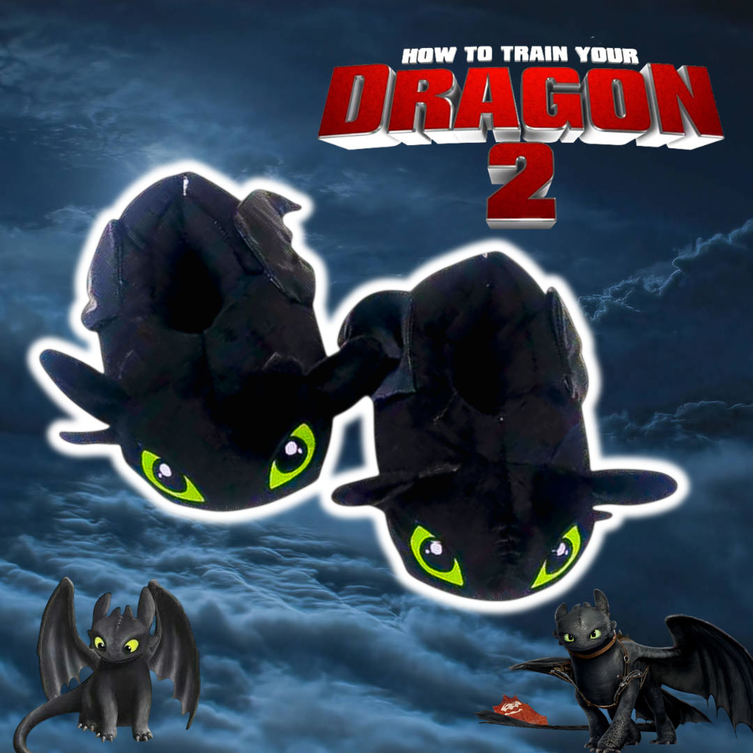 Babuchas O Pantuflas De Chimuelo Negro