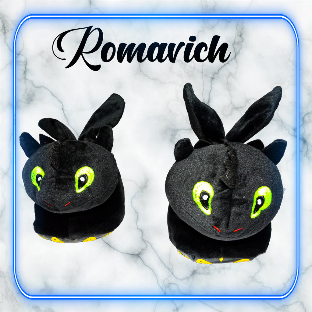 Babuchas O Pantuflas De Chimuelo Negro
