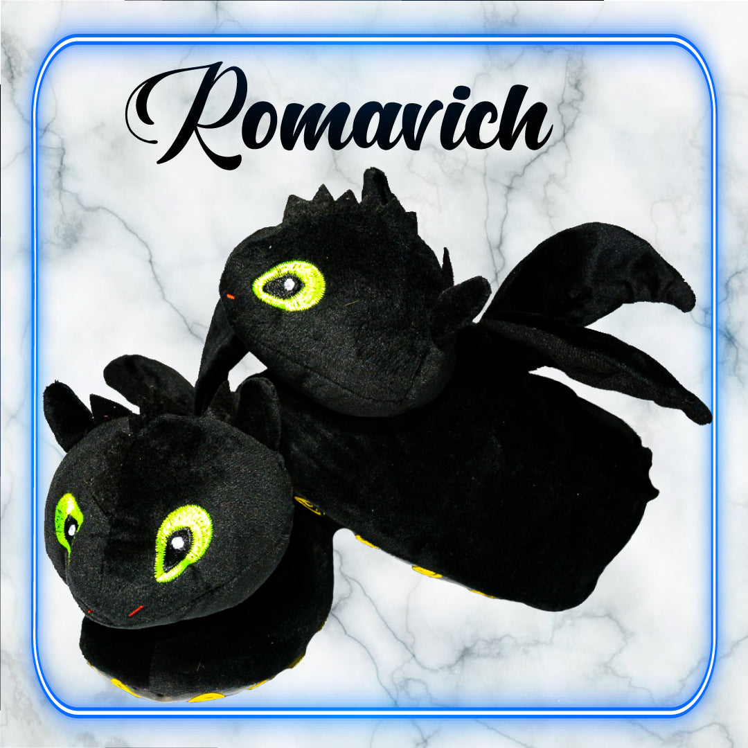 Babuchas O Pantuflas De Chimuelo Negro