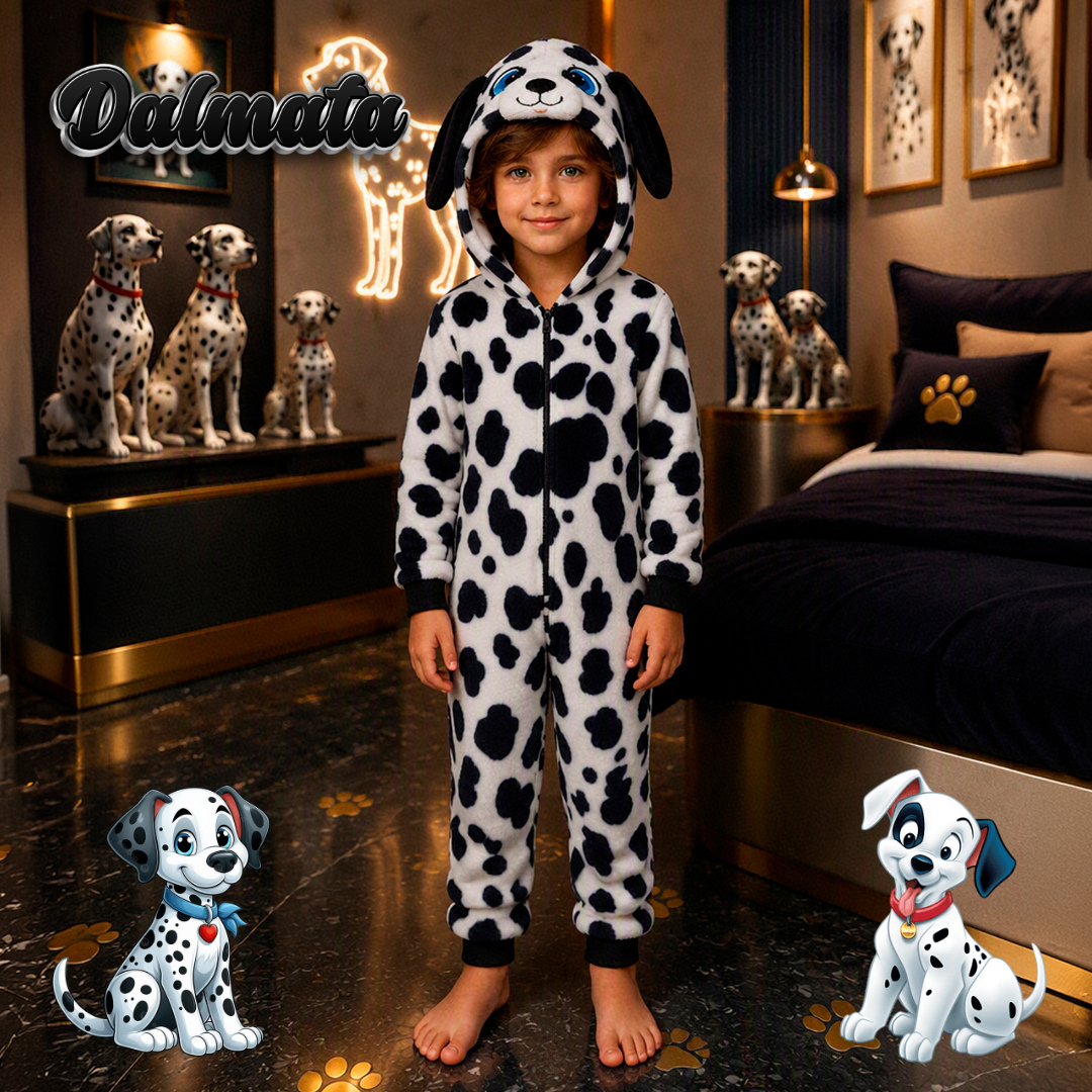 Kigurumi O Pijama Térmica Perro Dalmata