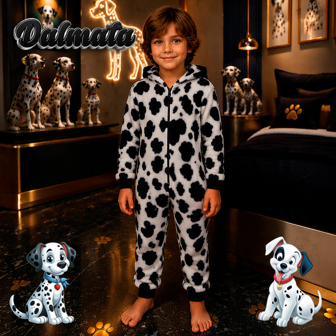 Kigurumi O Pijama Térmica Perro Dalmata