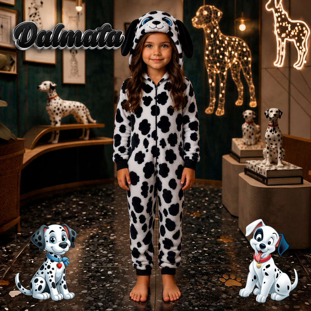 Kigurumi O Pijama Térmica Perro Dalmata