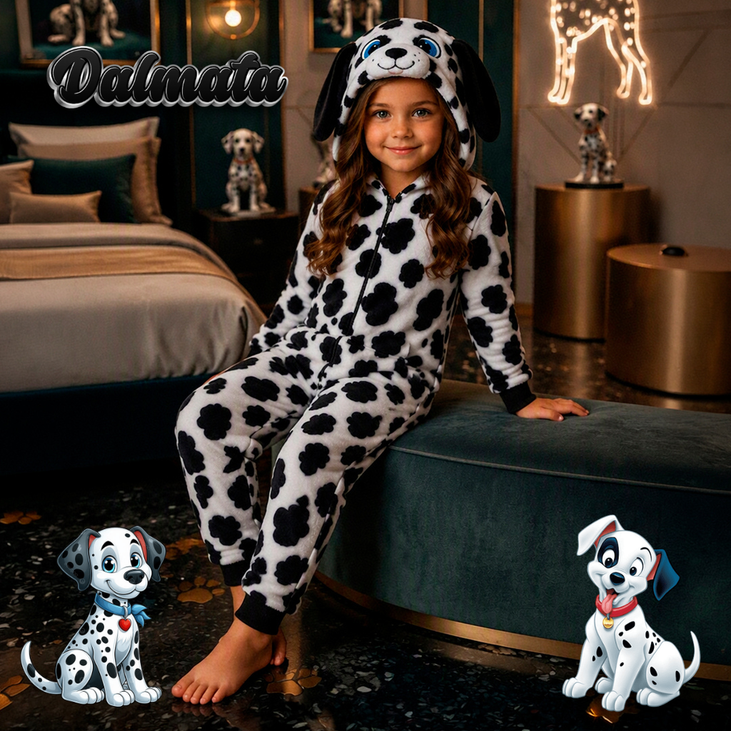 Kigurumi O Pijama Térmica Perro Dalmata