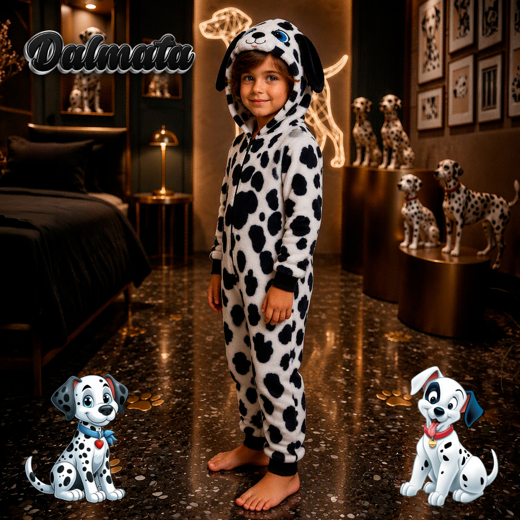 Kigurumi O Pijama Térmica Perro Dalmata