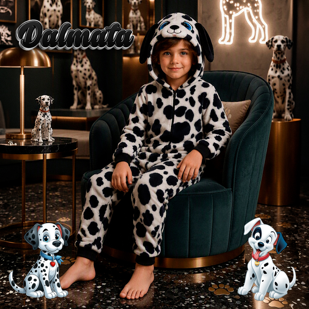 Kigurumi O Pijama Térmica Perro Dalmata