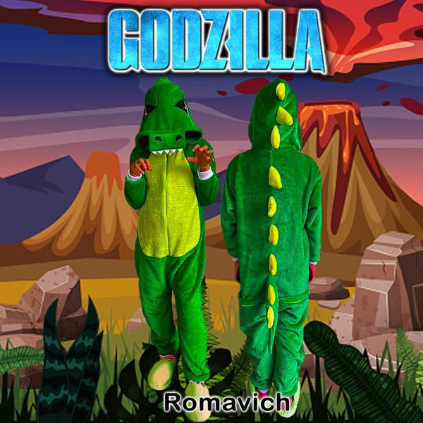 Kigurumi O Pijama Térmica Godzilla o Dinosaurio