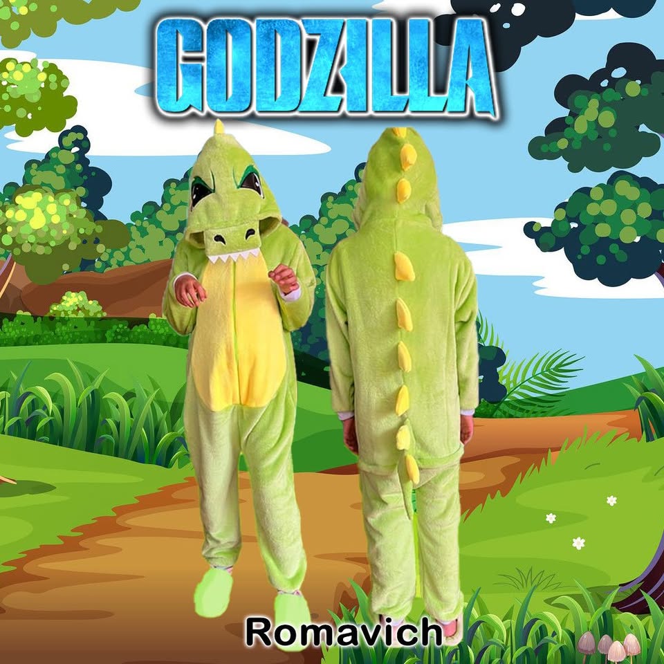 Kigurumi O Pijama Térmica Godzilla