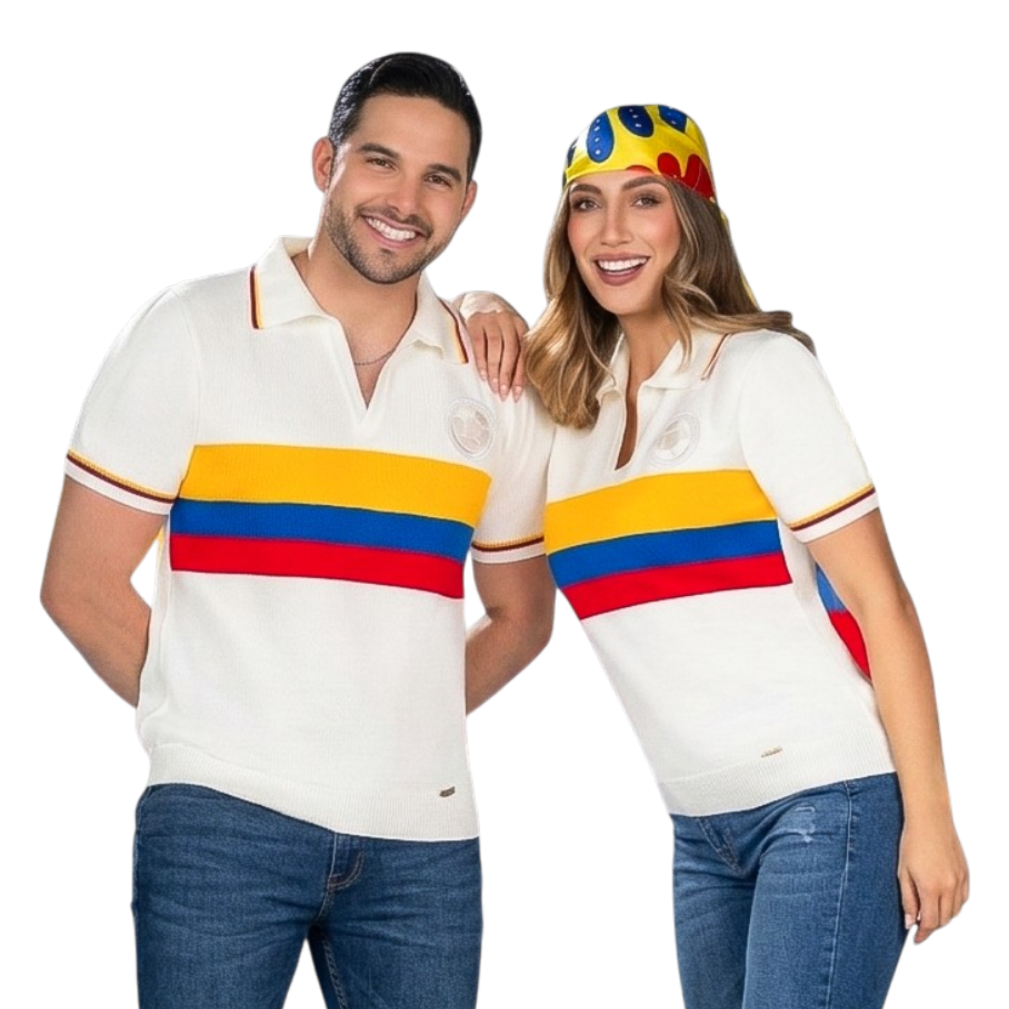 Camiseta tipo polo versión Bicentenario del Mundial de la Seleccion Colombia