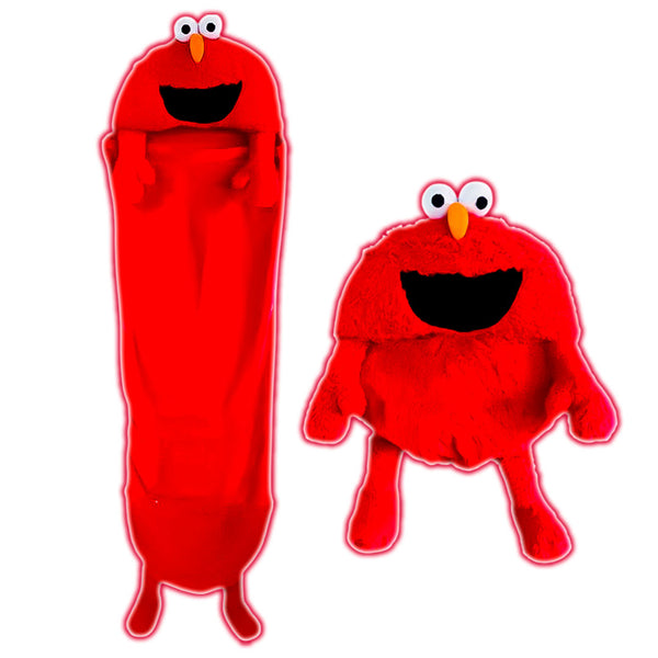 Bolsa De Dormir, Saco De Dormir, Sleeping, Peluche Plaza Sesamo Elmo
