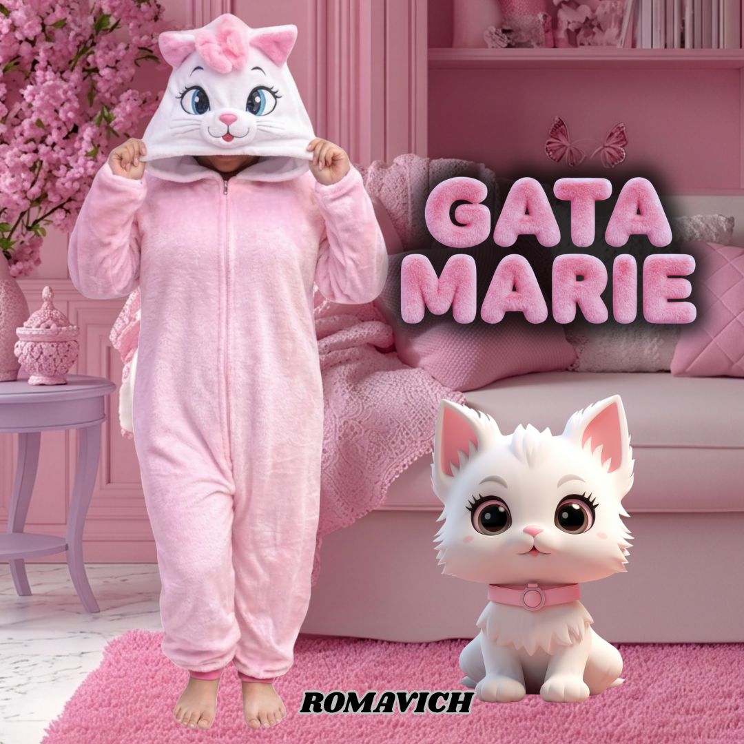Kigurumi O Pijama Térmica Gata Marie