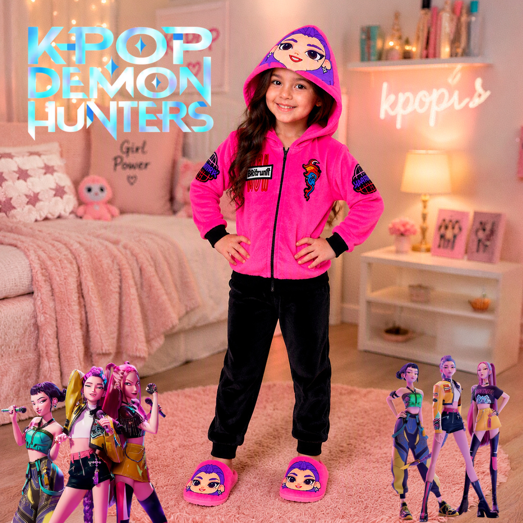 Kigurumi O Pijama Térmica Las Guerreras K-Pop