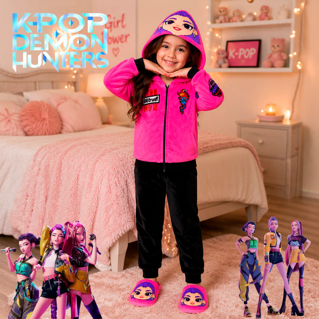 Kigurumi O Pijama Térmica Las Guerreras K-Pop