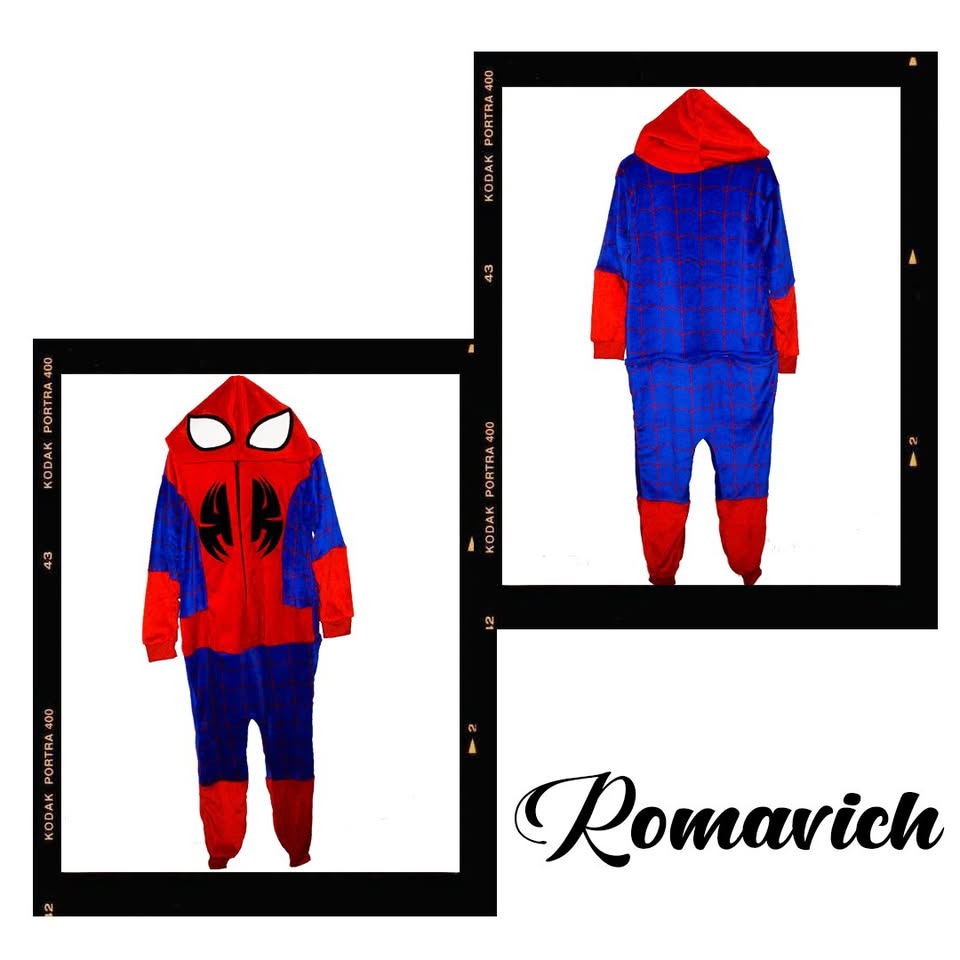 Kigurumi O Pijama Térmica Hombre Araña