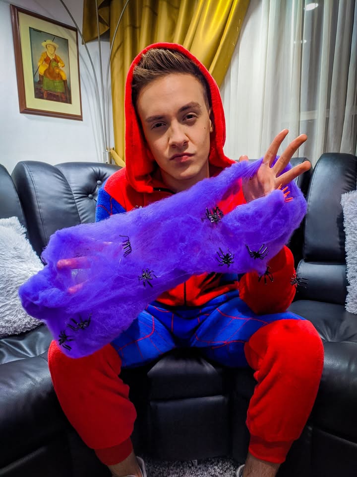Kigurumi O Pijama Térmica Hombre Araña