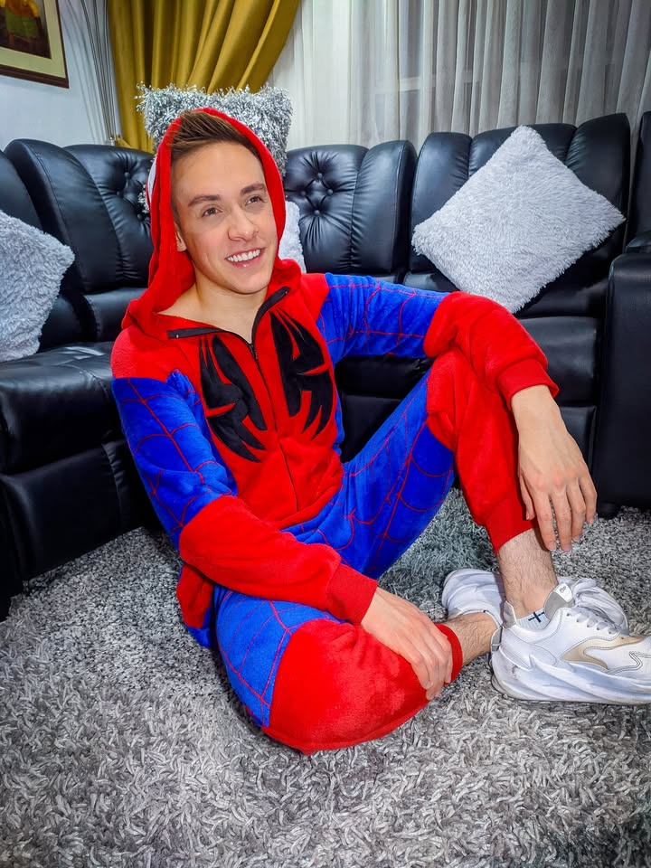 Kigurumi O Pijama Térmica Hombre Araña