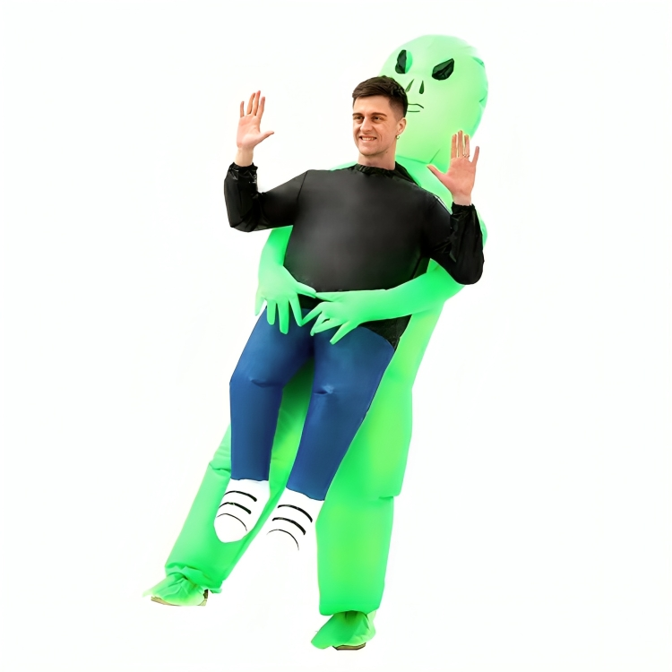 Disfraz Inflable Cosplay Alíen Traje Extraterrestre Adulto (unica)