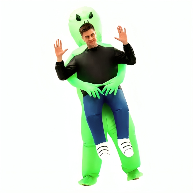 Disfraz Inflable Cosplay Alíen Traje Extraterrestre Adulto (unica)