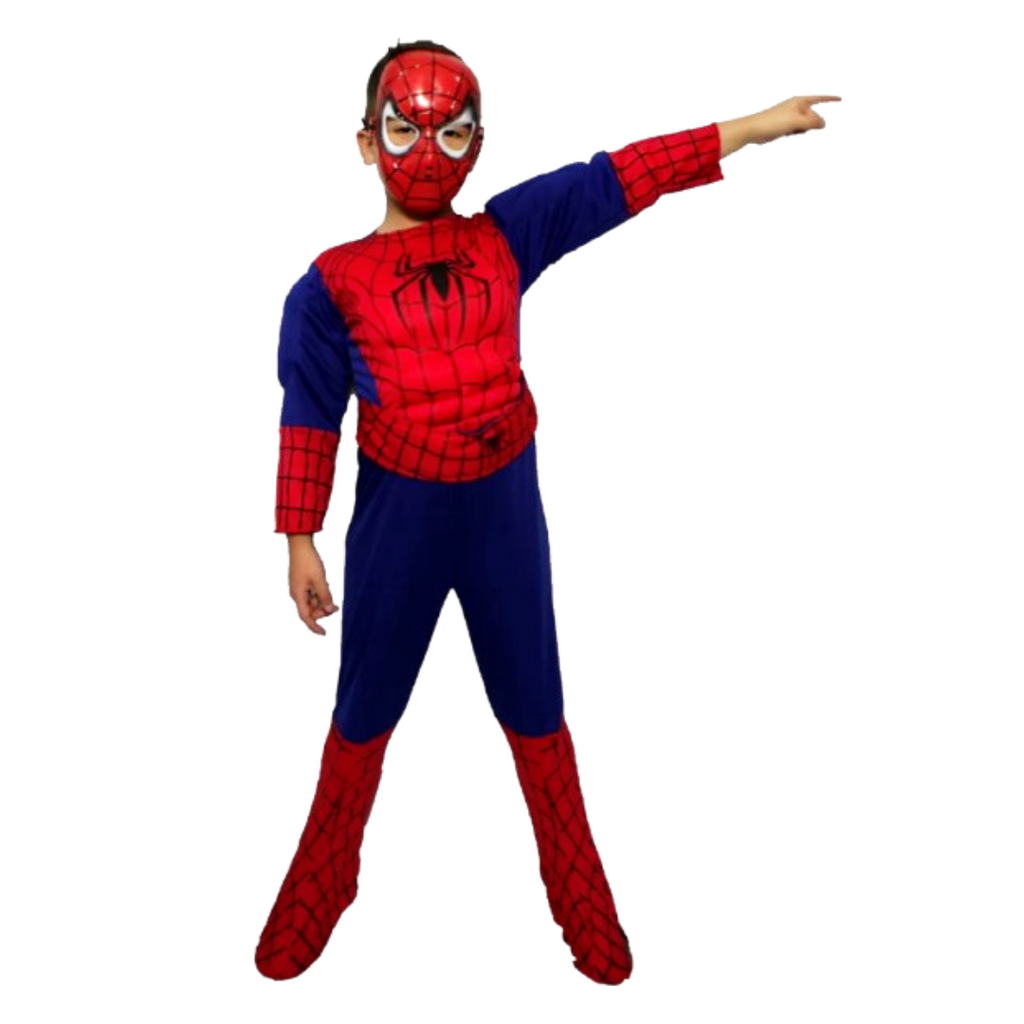 Disfraz Cosplay Avengers Super Heroes De Hombre Araña O Spider-man Azul Y Rojo