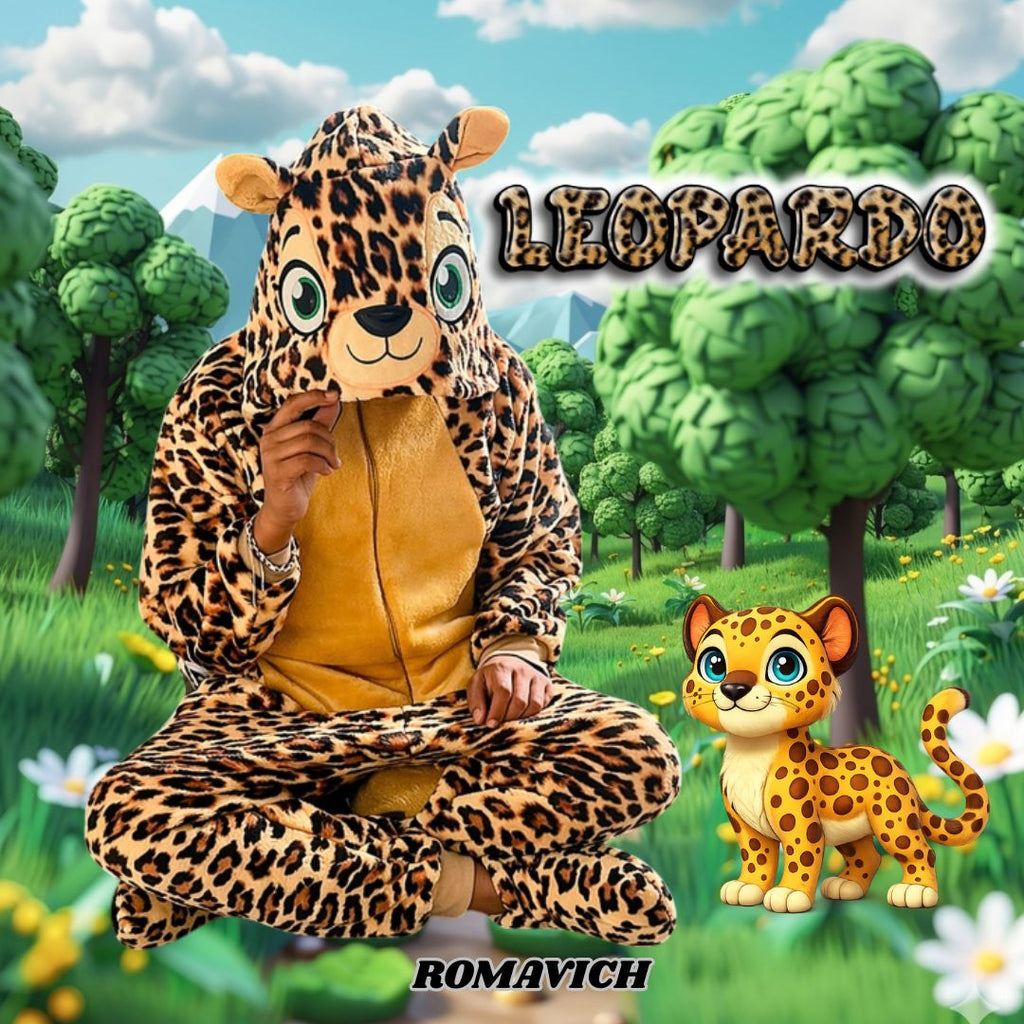 Kigurumi O Pijama Térmica Jaguar, Leopardo O Guepardo