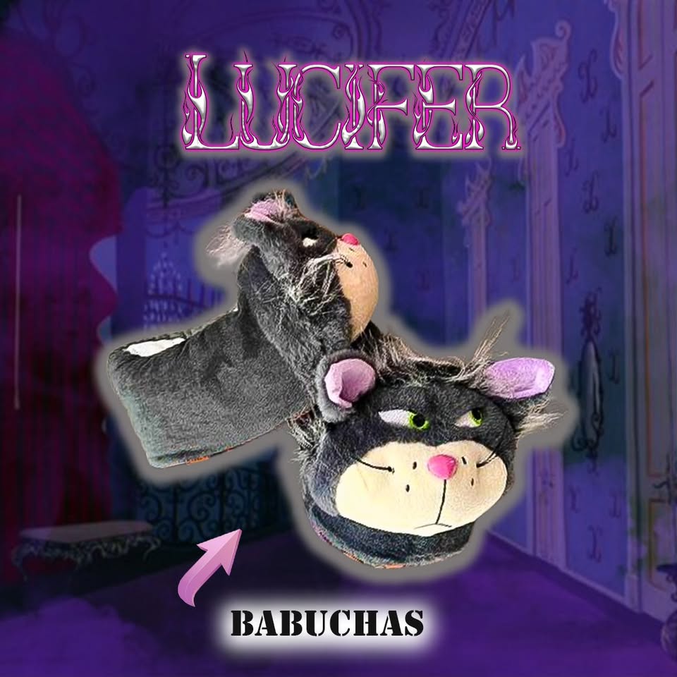 Babuchas O Pantuflas De Gato Lucifer