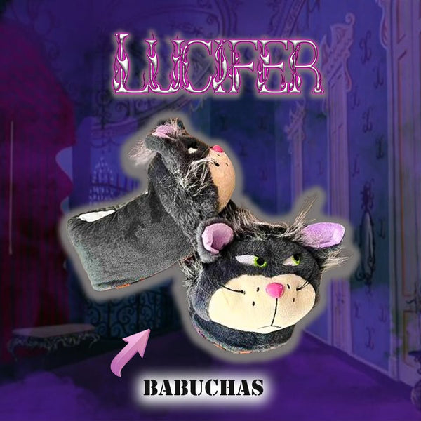 Babuchas O Pantuflas De Gato Lucifer