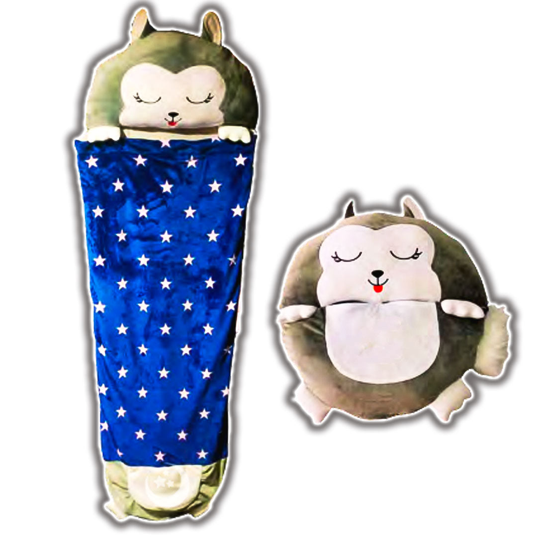 Bolsa De Dormir, Saco De Dormir, Sleeping, Peluche Lobo