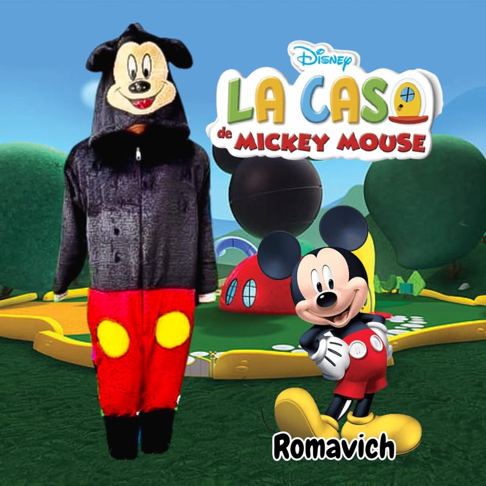Kigurumi O Pijama Térmica Mickey Mouse