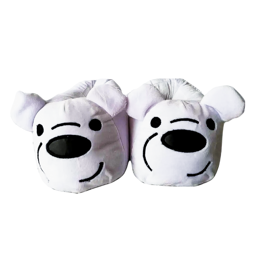Babuchas O Pantuflas De Oso Escandaloso Polar
