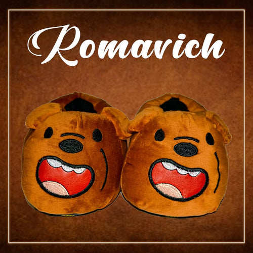 Babuchas O Pantuflas De Oso Escandaloso Pardo