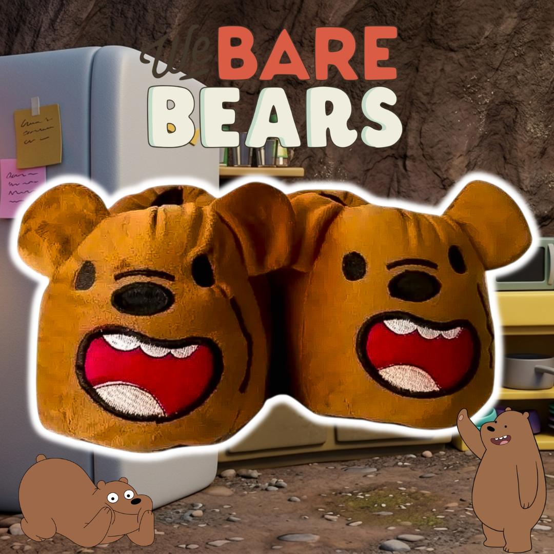 Babuchas O Pantuflas De Oso Escandaloso Pardo