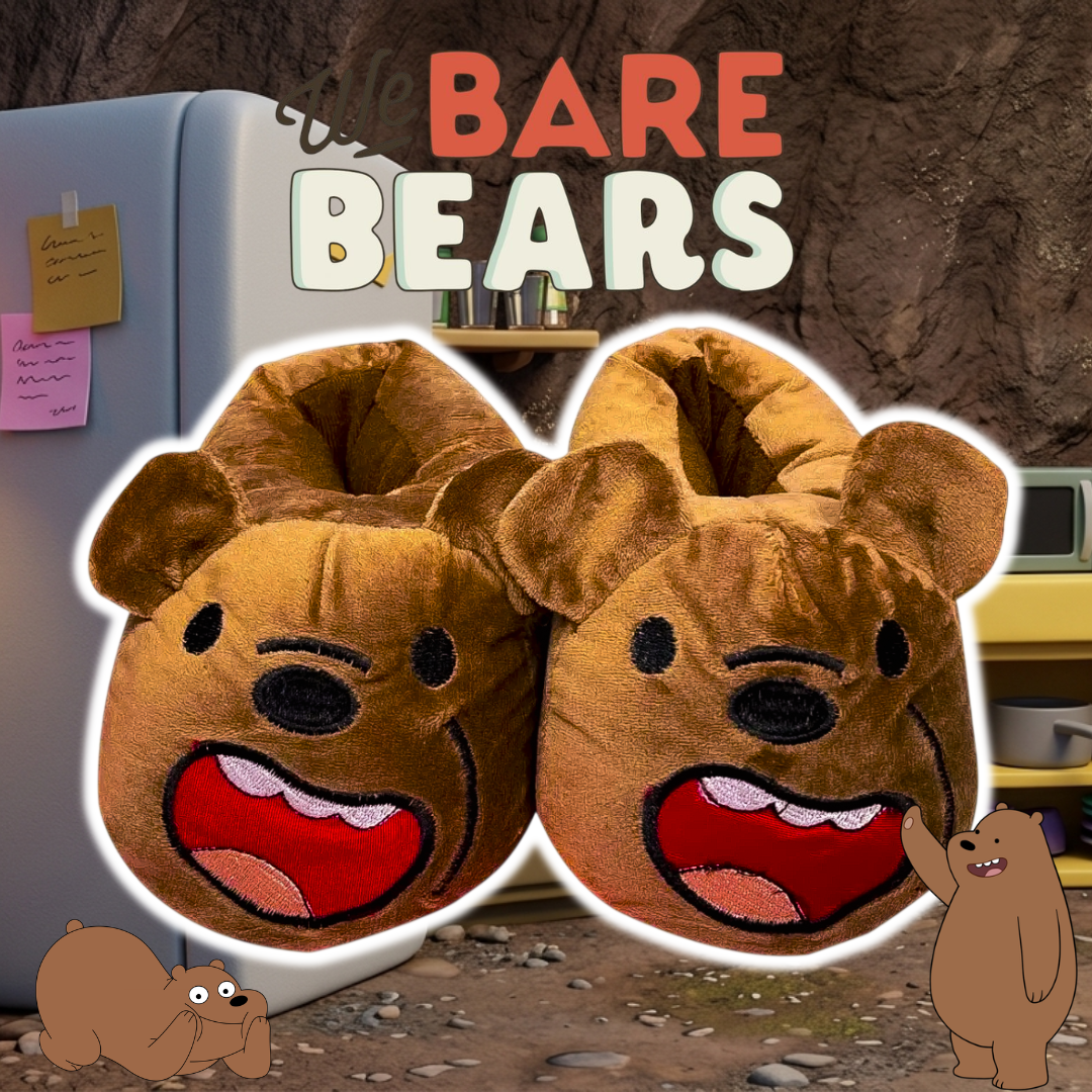 Babuchas O Pantuflas De Oso Escandaloso Pardo