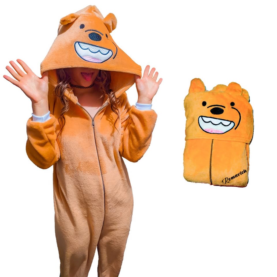 Kigurumi O Pijama Térmica Oso Escandaloso Pardo