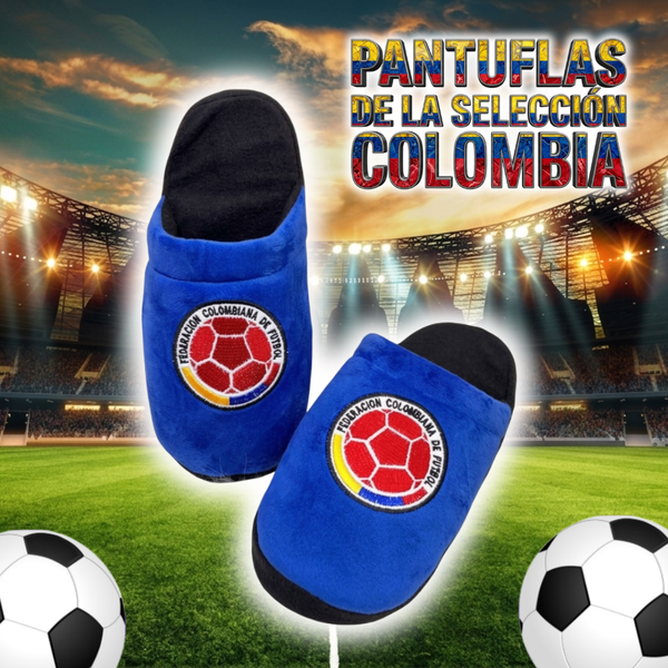 Pantuflas Unisex del Mundial de la Seleccion Colombia