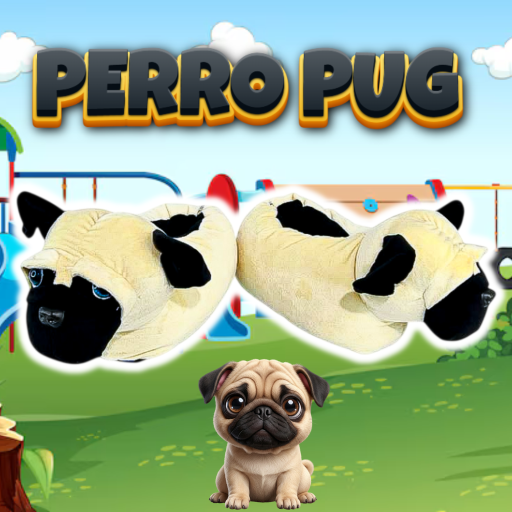 Babuchas O Pantuflas De Perro Pug