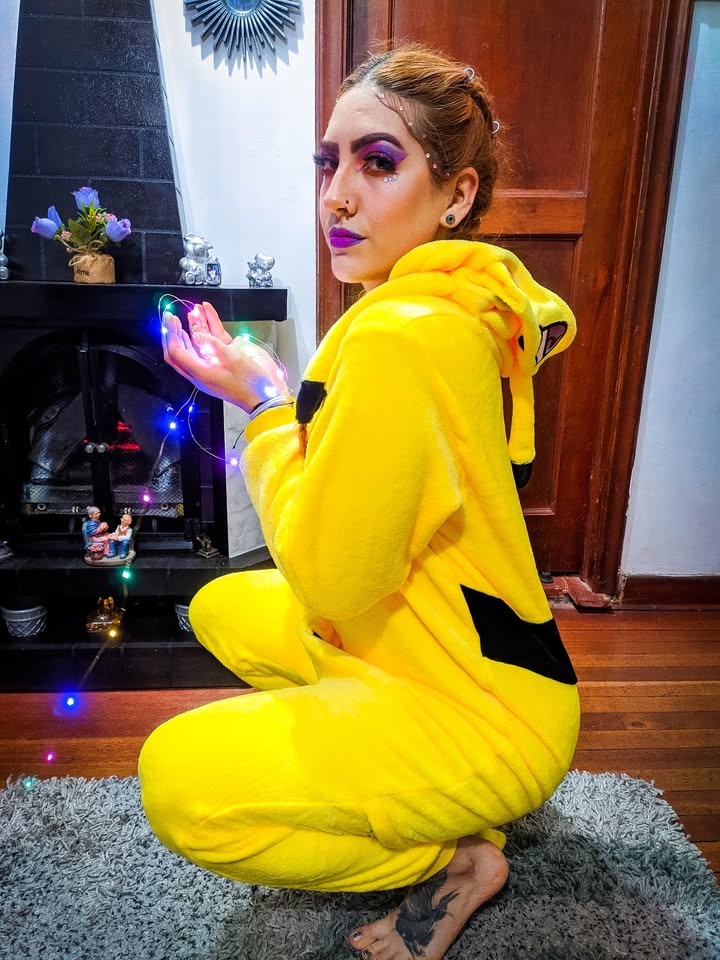 Kigurumi O Pijama Térmica Pikachu