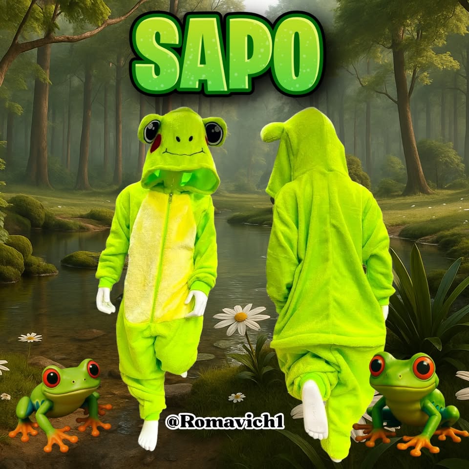 Kigurumi O Pijama Térmica De Sapo O Rana