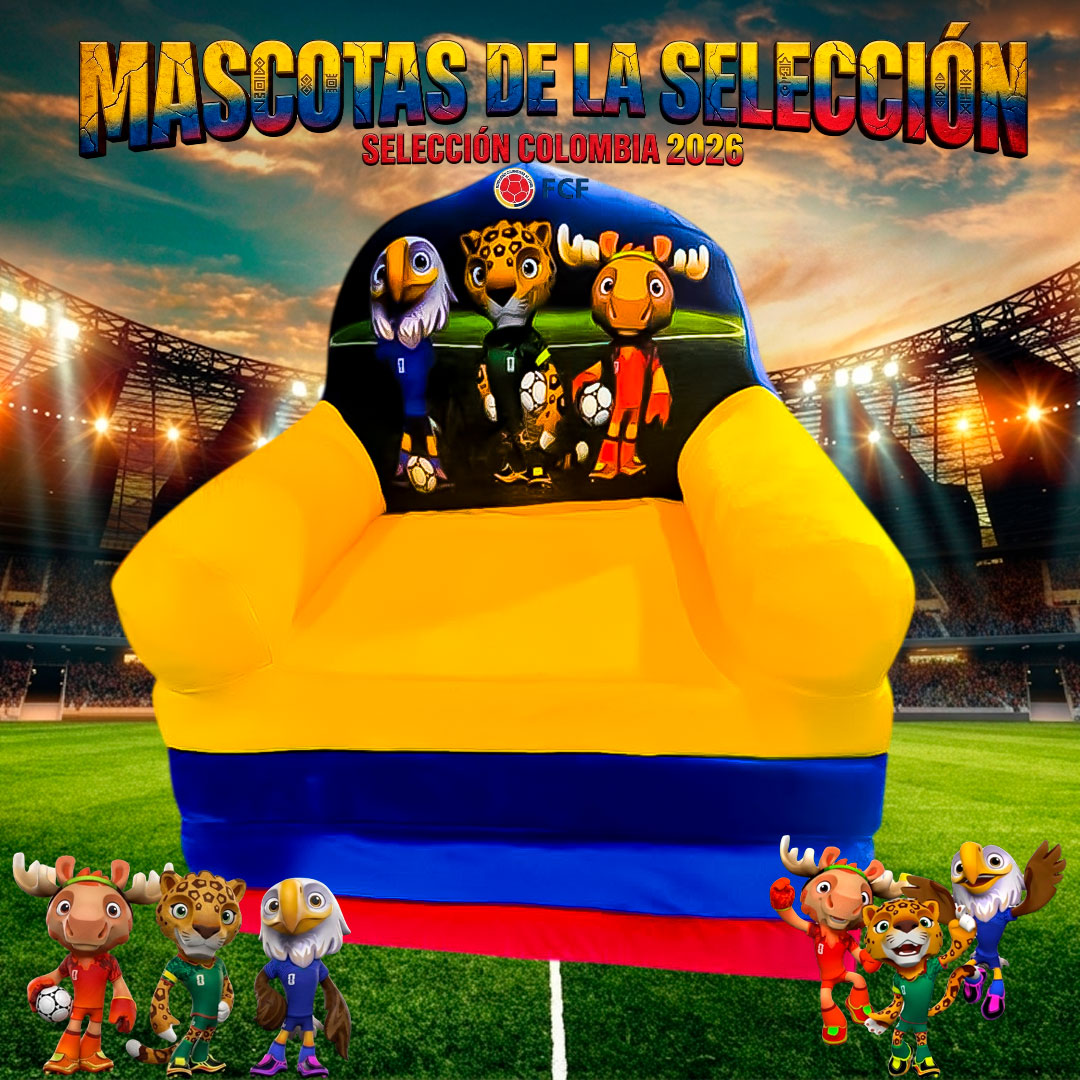 Sofa Cama de Niños del Mundial de la Seleccion Colombia