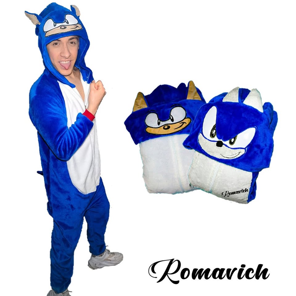 Kigurumi O Pijama Térmica Sonic