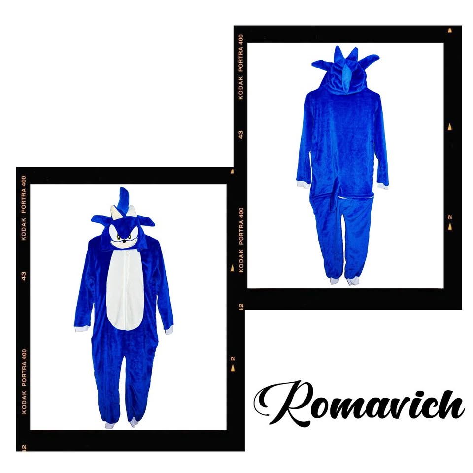 Kigurumi O Pijama Térmica Sonic