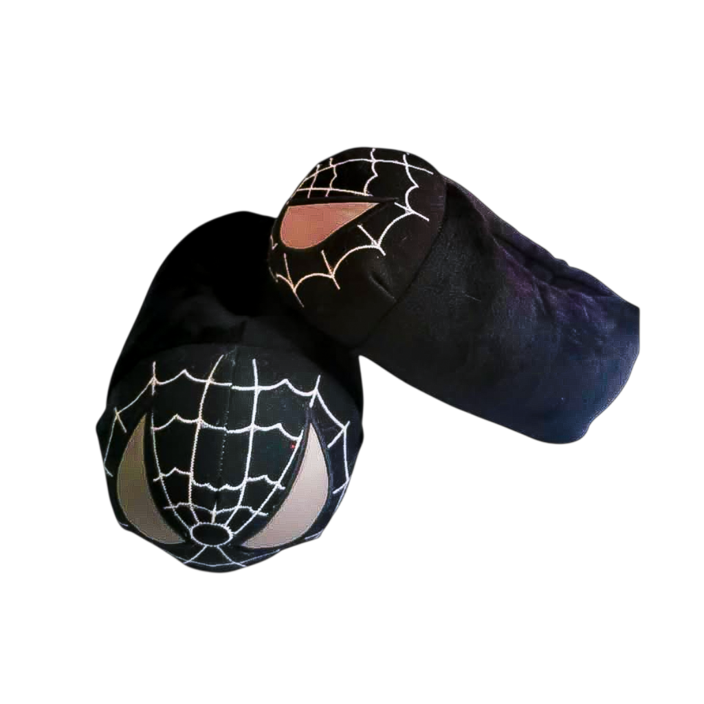 Babuchas O Pantuflas De Spiderman Negro