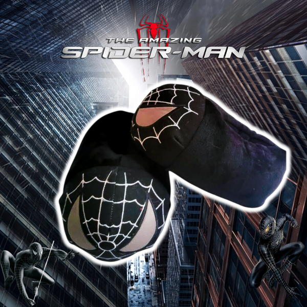 Babuchas O Pantuflas De Spiderman Negro