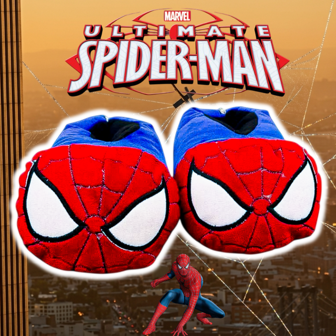Babuchas O Pantuflas De Spiderman o Hombre Araña
