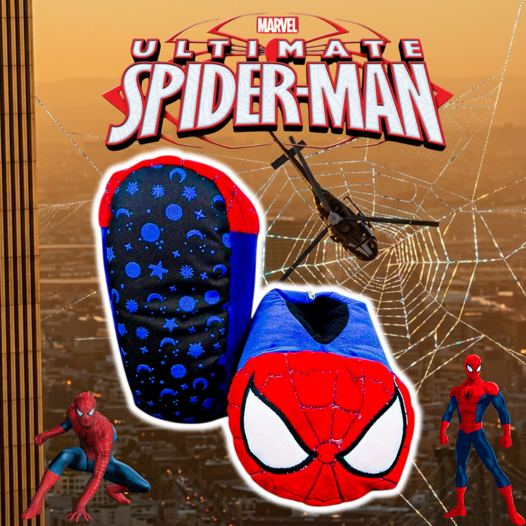 Babuchas O Pantuflas De Spiderman o Hombre Araña